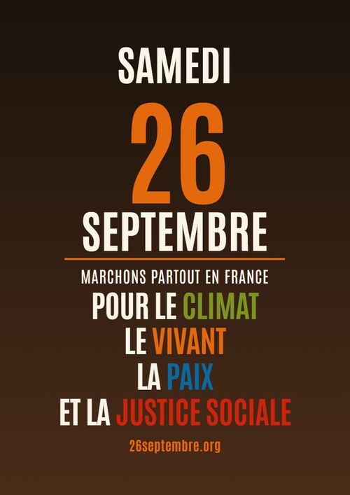 Marchons pour le climat, le vivant, la paix et la justice sociale