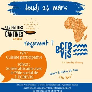 Soirée africaine - avec le Pôle social de l'ECREVIS